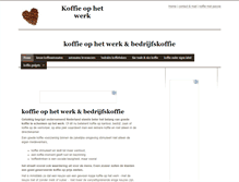 Tablet Screenshot of bedrijfskoffie.met-passie.nl